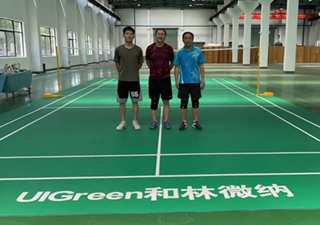 大众娱乐十周年杯羽毛球赛圆满结束